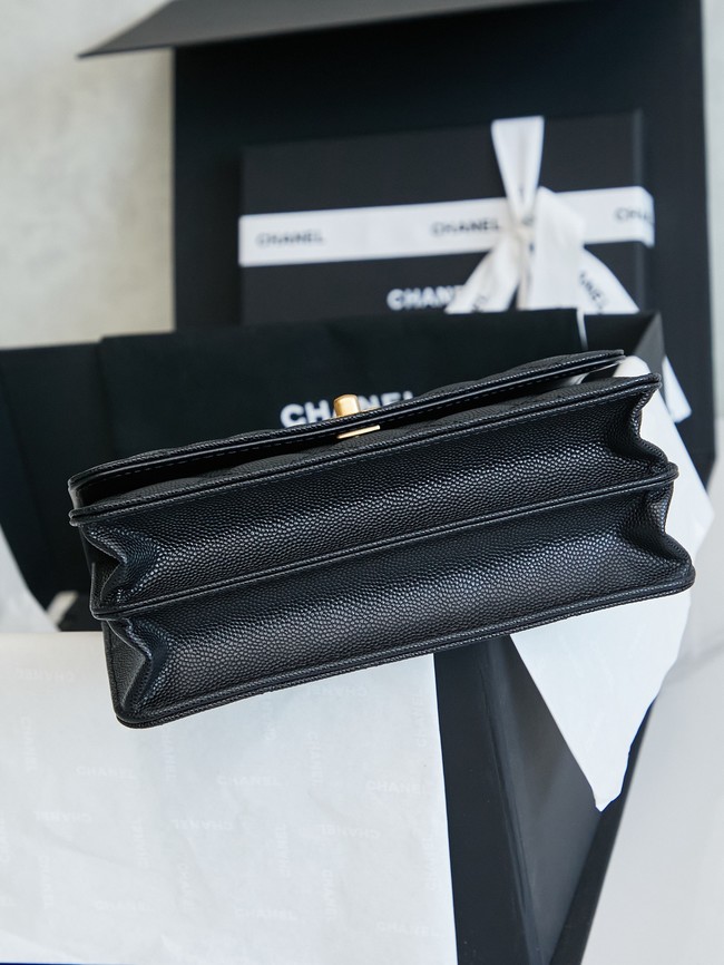 CHANEL Mini Flap Bag with Top Handle AP4798 black