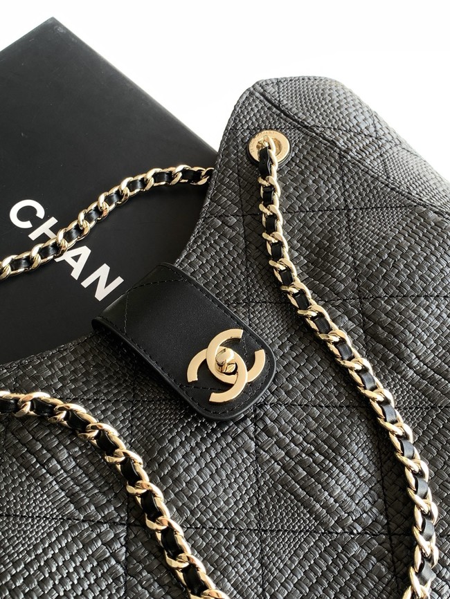 CHANEL Shopping Bag AS6090 black