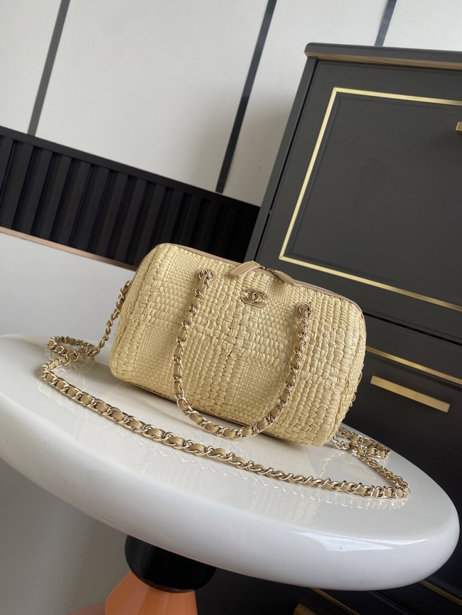 CHANEL Small Bowling Bag AS4474 Beige