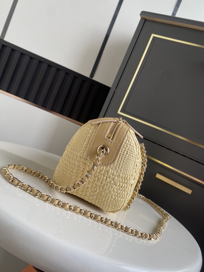 CHANEL Small Bowling Bag AS4474 Beige