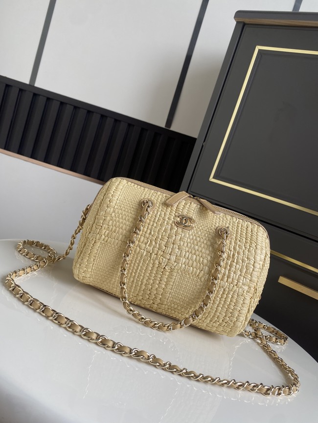 CHANEL Small Bowling Bag AS4474 Beige