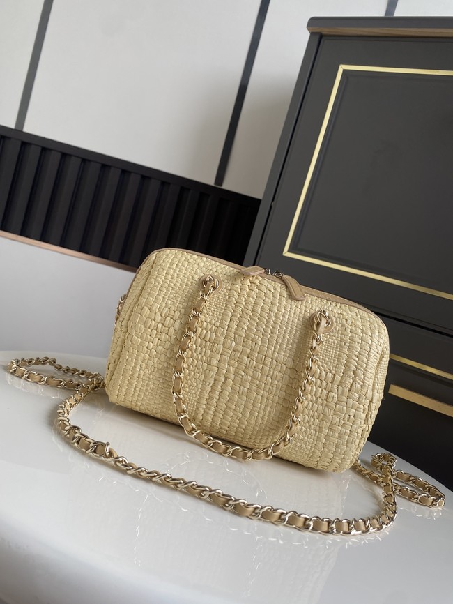 CHANEL Small Bowling Bag AS4474 Beige