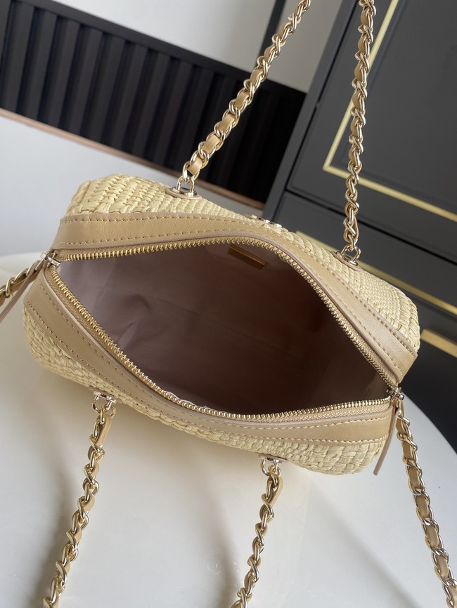 CHANEL Small Bowling Bag AS4474 Beige