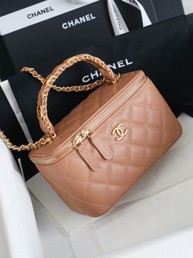 Chanel Long Vanity with chain AP4842 tan