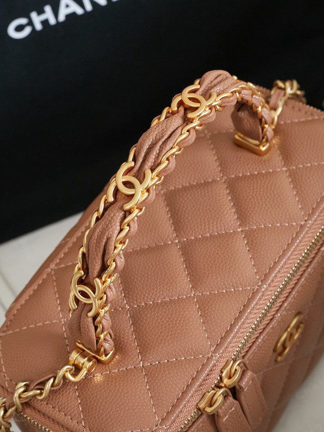 Chanel Long Vanity with chain AP4842 tan