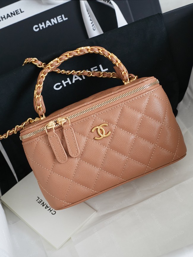 Chanel Long Vanity with chain AP4842 tan