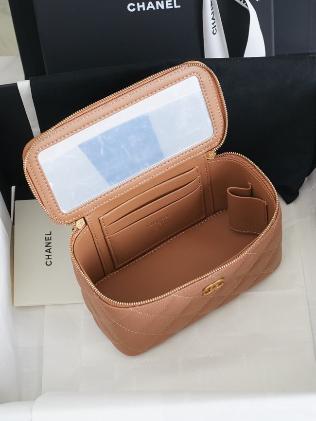 Chanel Long Vanity with chain AP4842 tan