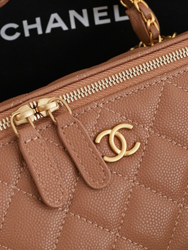 Chanel Long Vanity with chain AP4842 tan