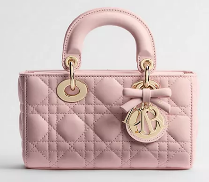 Dior Mini Lady D-Joy Bag Cannage Lambskin M0636O Soupir Pink