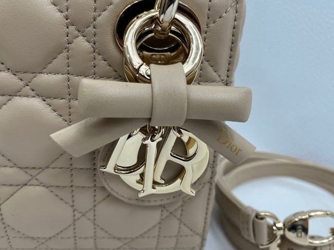 Mini Lady Dior Bag with Chain Cannage Lambskin M0505OU Trench