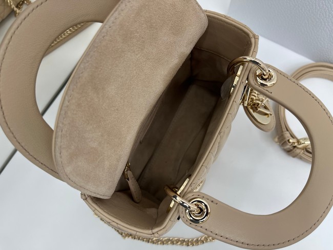 Mini Lady Dior Bag with Chain Cannage Lambskin M0505OU Trench