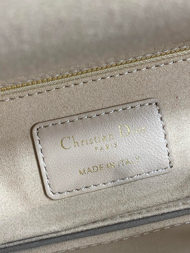 Small Lady Dior Bag with Strap Cannage Lambskin M0531OU Trench