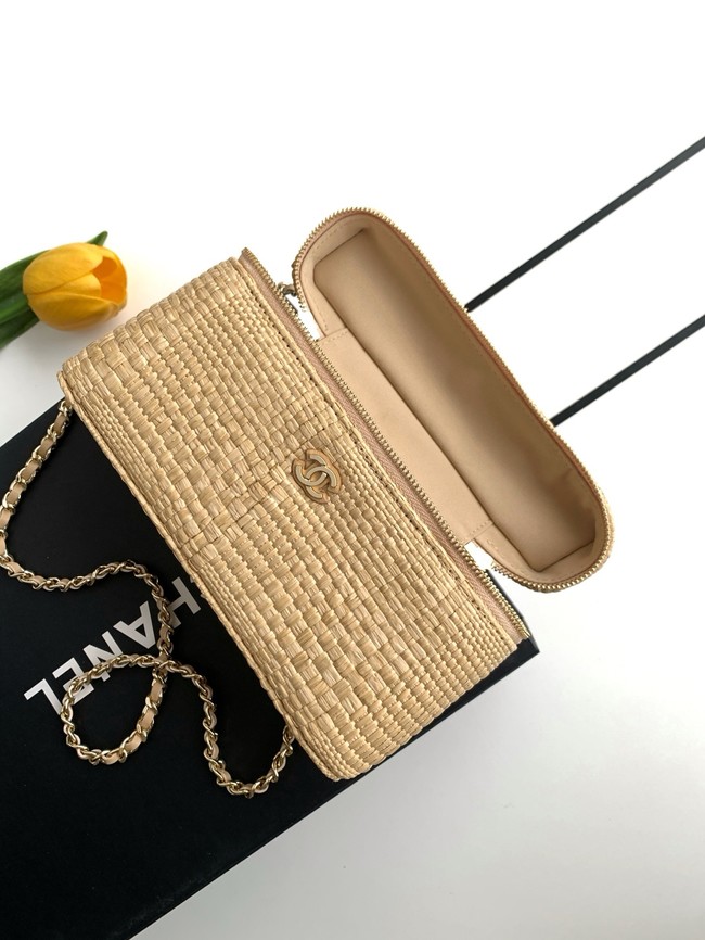CHANEL Classic Vanity with Chain AP4385 Beige