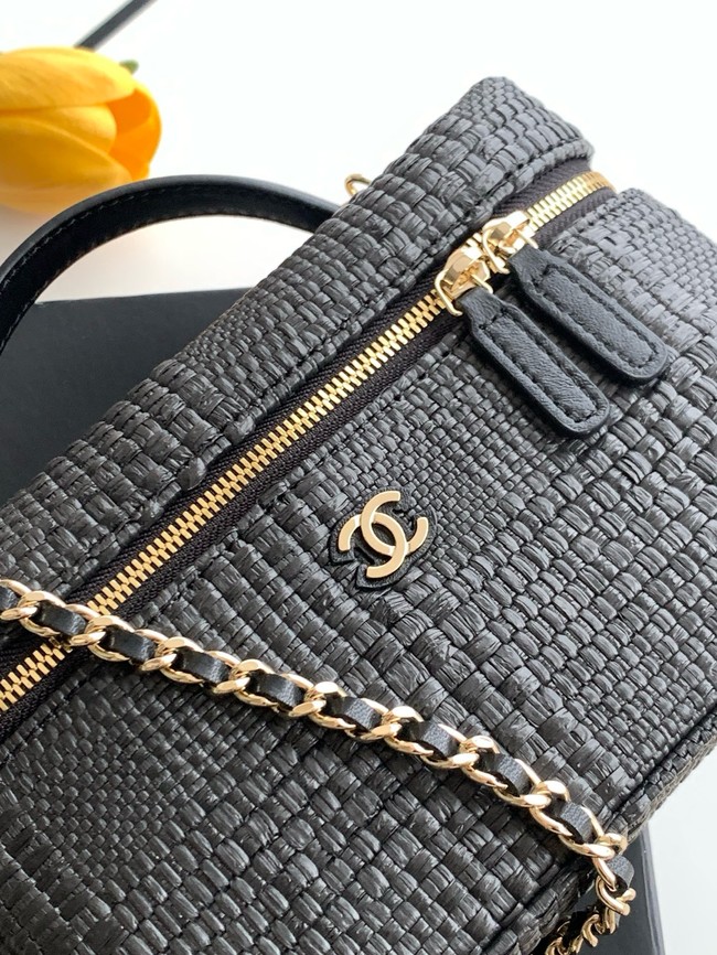 CHANEL Classic Vanity with Chain AP4385 black