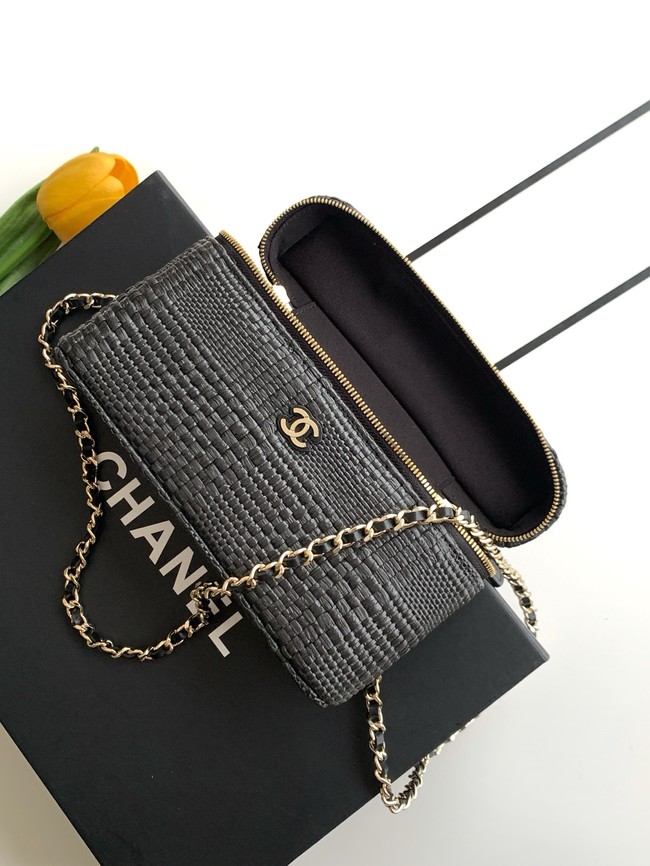 CHANEL Classic Vanity with Chain AP4385 black