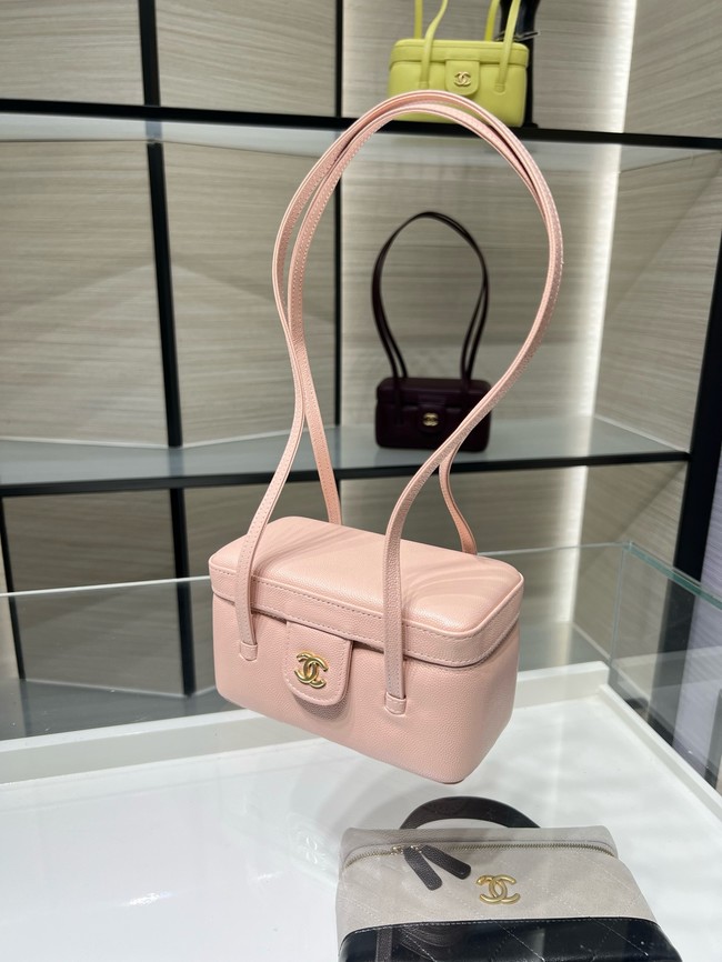 CHANEL Long Vanity with Leather Strap AP5067 pink
