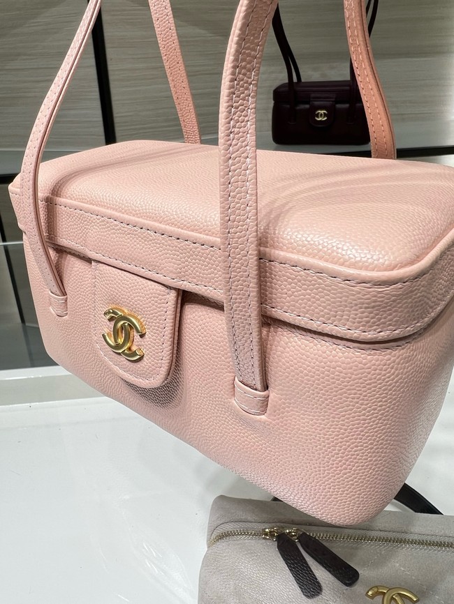 CHANEL Long Vanity with Leather Strap AP5067 pink