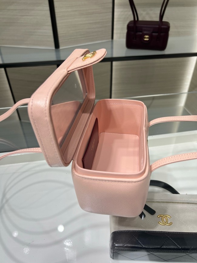 CHANEL Long Vanity with Leather Strap AP5067 pink
