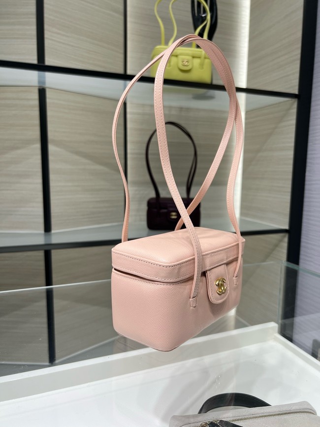 CHANEL Long Vanity with Leather Strap AP5067 pink