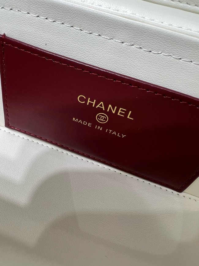CHANEL Long Vanity with Leather Strap AP5067 white