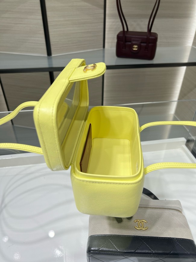 CHANEL Long Vanity with Leather Strap AP5067 yellow