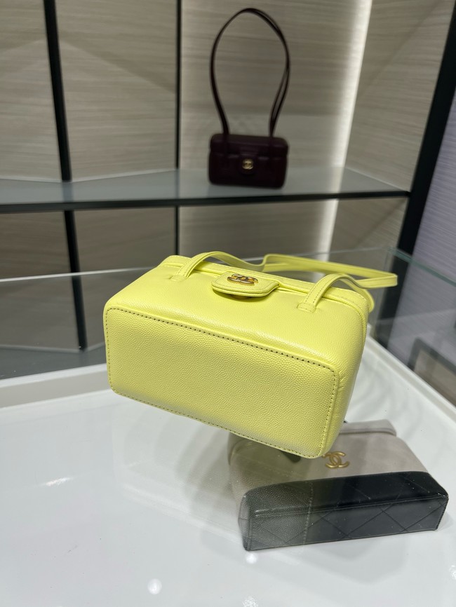CHANEL Long Vanity with Leather Strap AP5067 yellow