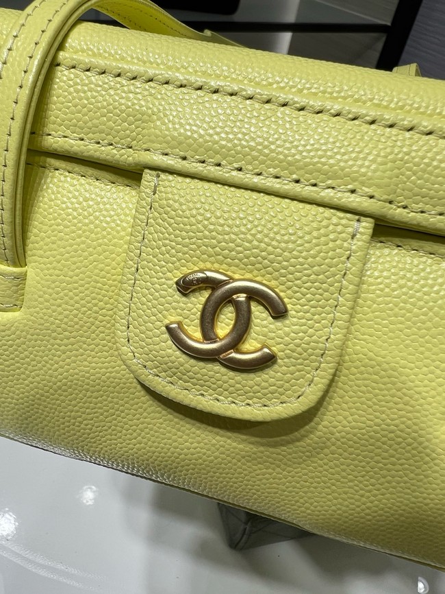 CHANEL Long Vanity with Leather Strap AP5067 yellow