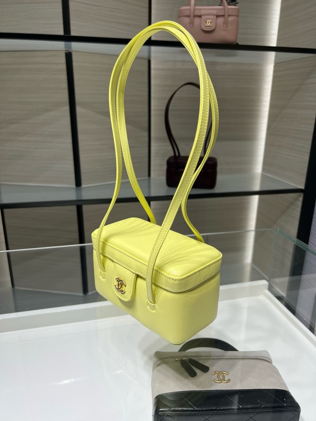 CHANEL Long Vanity with Leather Strap AP5067 yellow