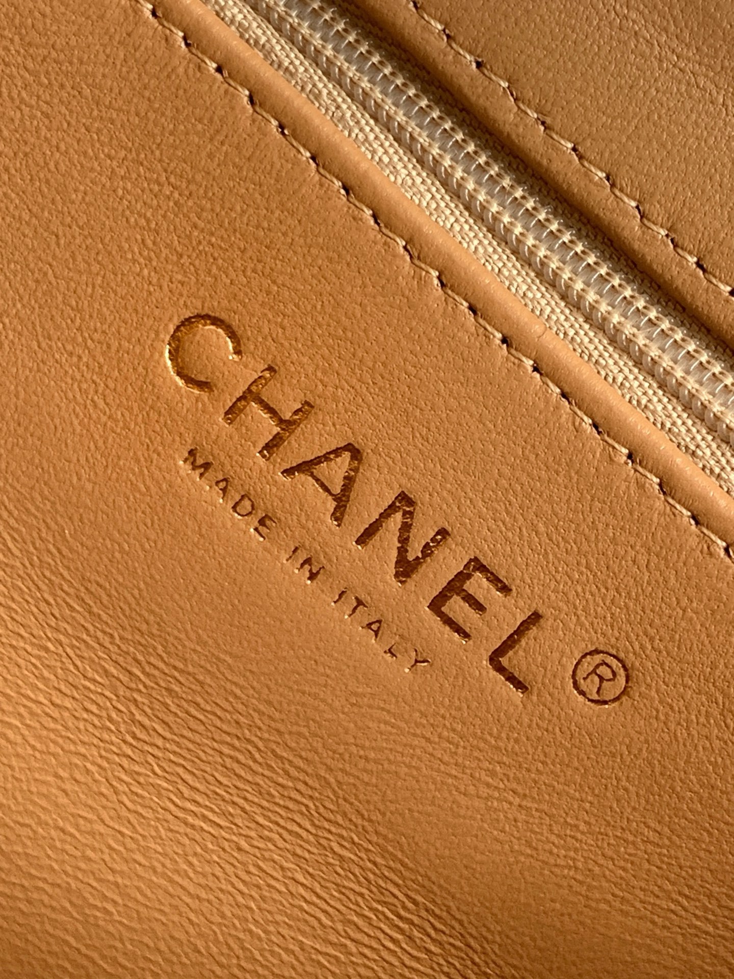 CHANEL Mini Shopping Bag Raffia-Effect Fabric AS4416 Dark Beige