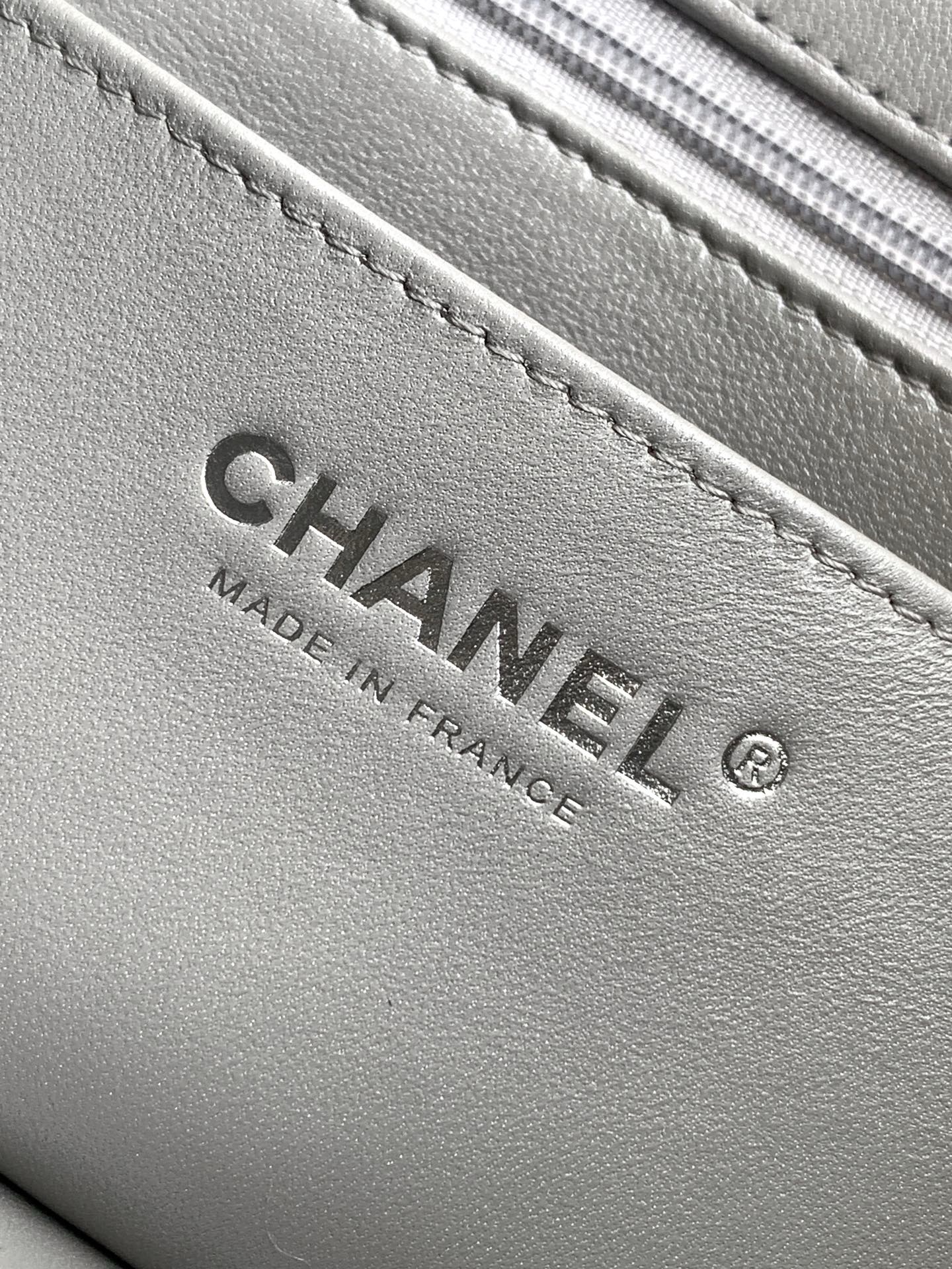 CHANEL small Classic 11.12 Handbag A01116 gray