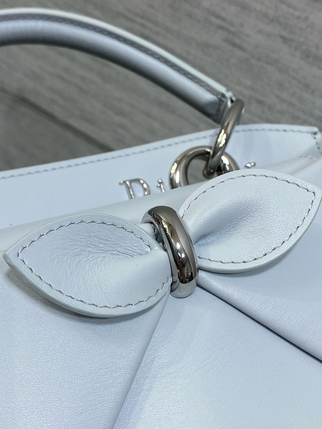 Dior Calfskin small Tote Bag 0737 ice blue