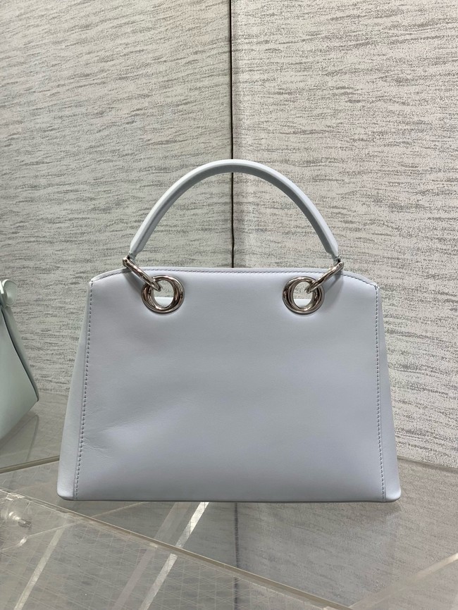 Dior Calfskin small Tote Bag 0737 ice blue