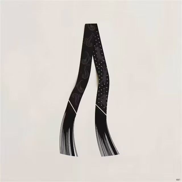 Hermes Tassel Twilly Small Silk Scarf H85387-24