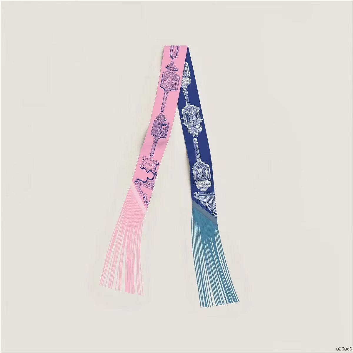 Hermes Tassel Twilly Small Silk Scarf H85387-25