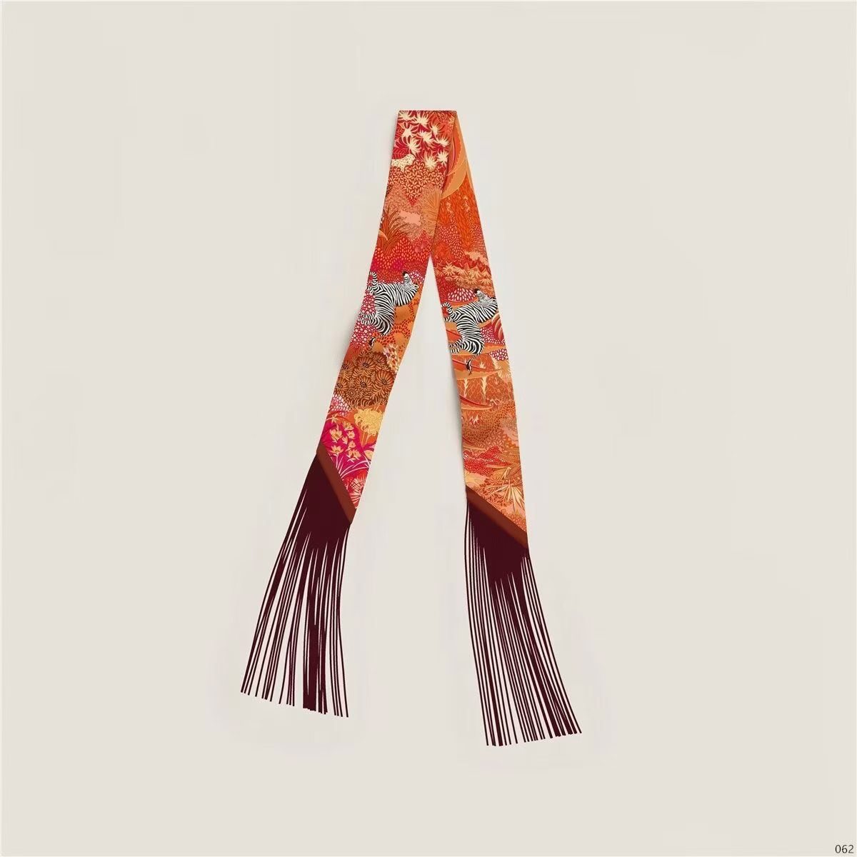 Hermes Tassel Twilly Small Silk Scarf H85387-4