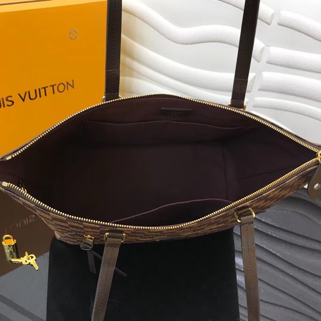 Louis Vuitton Damier Azur Canvas IENA MM 40040 Louis Vuitton Damier Azur Canvas IENA MM 40040