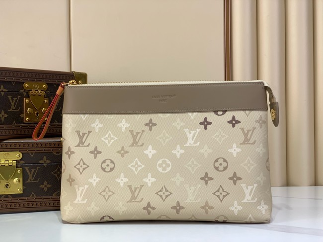 Louis Vuitton NEW Pochette Voyage Souple M29427 Sand Beige