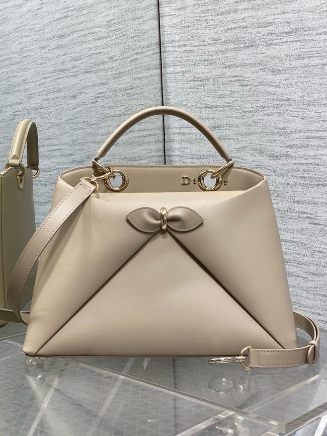 Dior Calfskin Medium Tote Bag 0738 Apricot