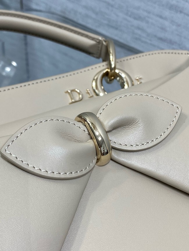 Dior Calfskin Medium Tote Bag 0738 Apricot