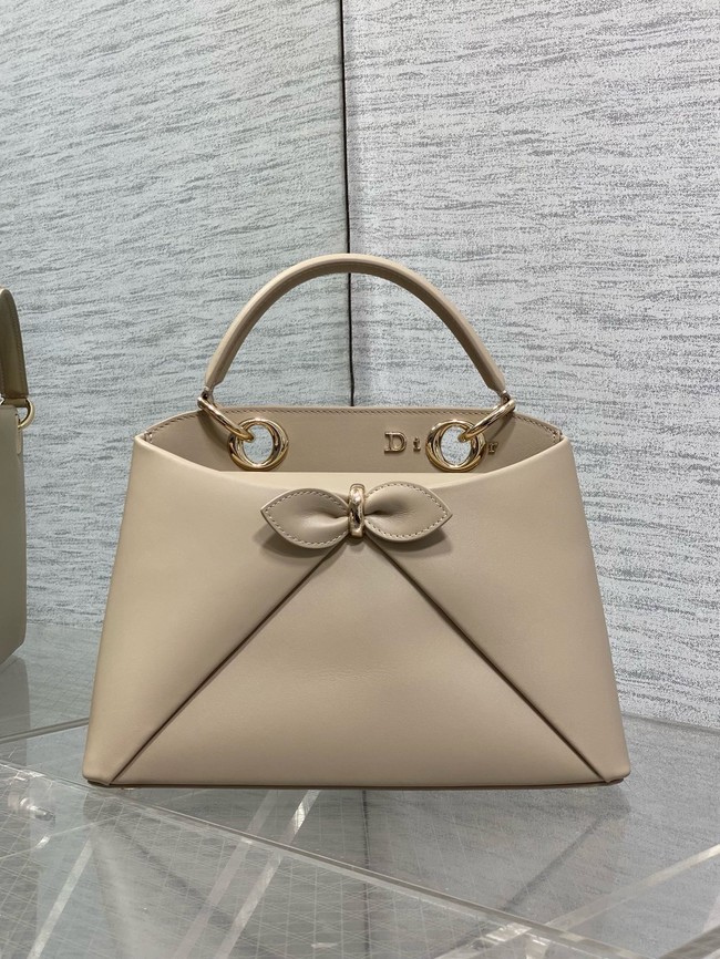 Dior Calfskin small Tote Bag 0737 Apricot