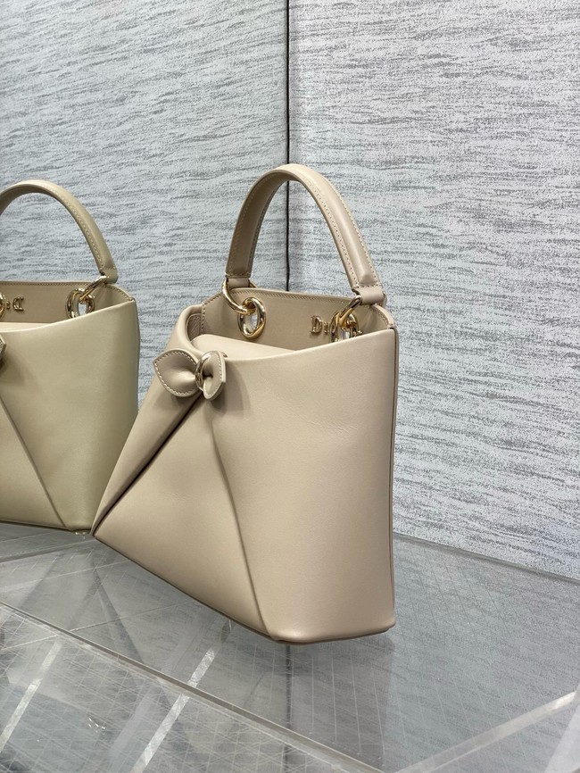 Dior Calfskin small Tote Bag 0737 Apricot