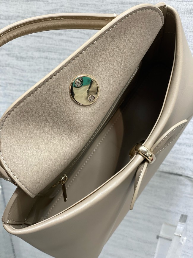 Dior Calfskin small Tote Bag 0737 Apricot