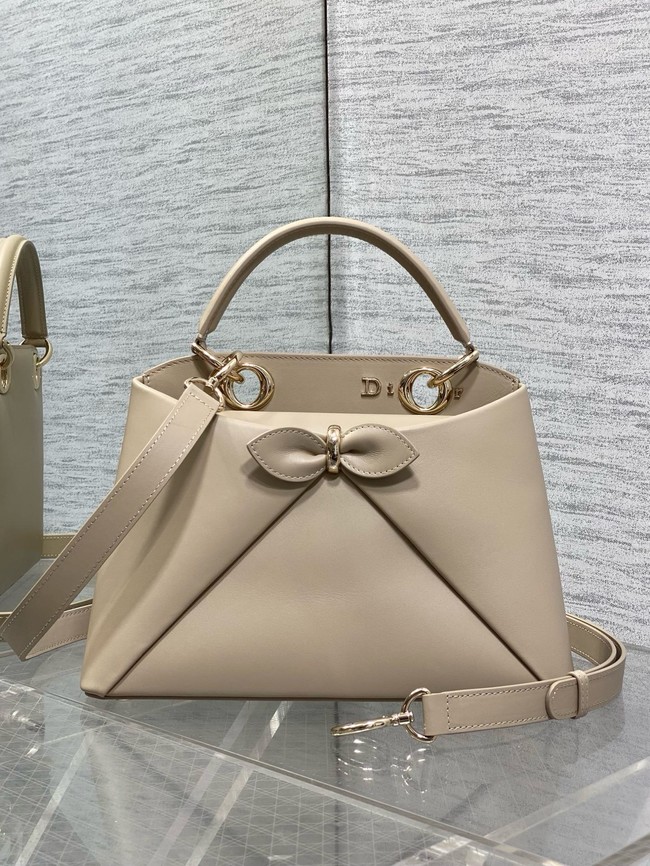 Dior Calfskin small Tote Bag 0737 Apricot