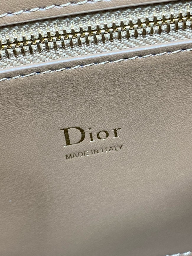 Dior Calfskin small Tote Bag 0737 camel