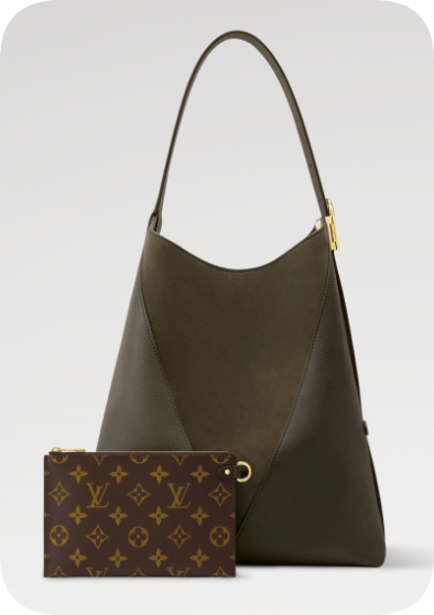 Louis Vuitton Low Key Hobo MM M29144 Dark Fango