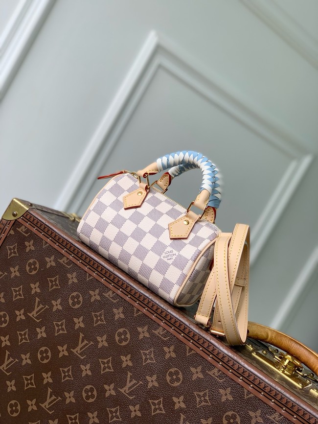 Louis Vuitton NEW Nano Speedy N40918 Olympus Blue