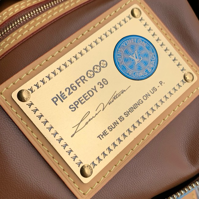 Louis Vuitton Speedy Bandouliere M28076 sky blue
