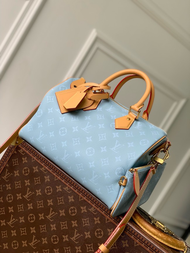 Louis Vuitton Speedy Bandouliere M28076 sky blue