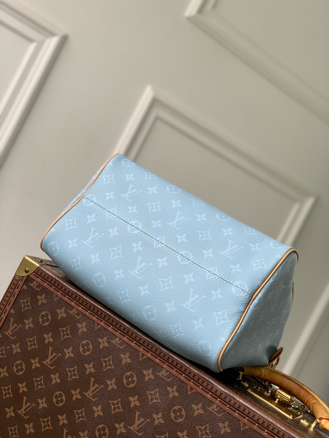 Louis Vuitton Speedy Bandouliere M28076 sky blue