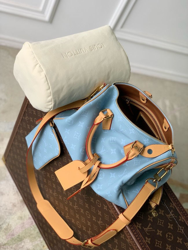 Louis Vuitton Speedy Bandouliere M28076 sky blue